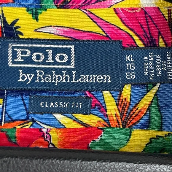 NEW Polo Ralph Lauren Hawaiian Shirt Mens XL Viscose Aloha Floral Sailboats $168 - Picture 2 of 9